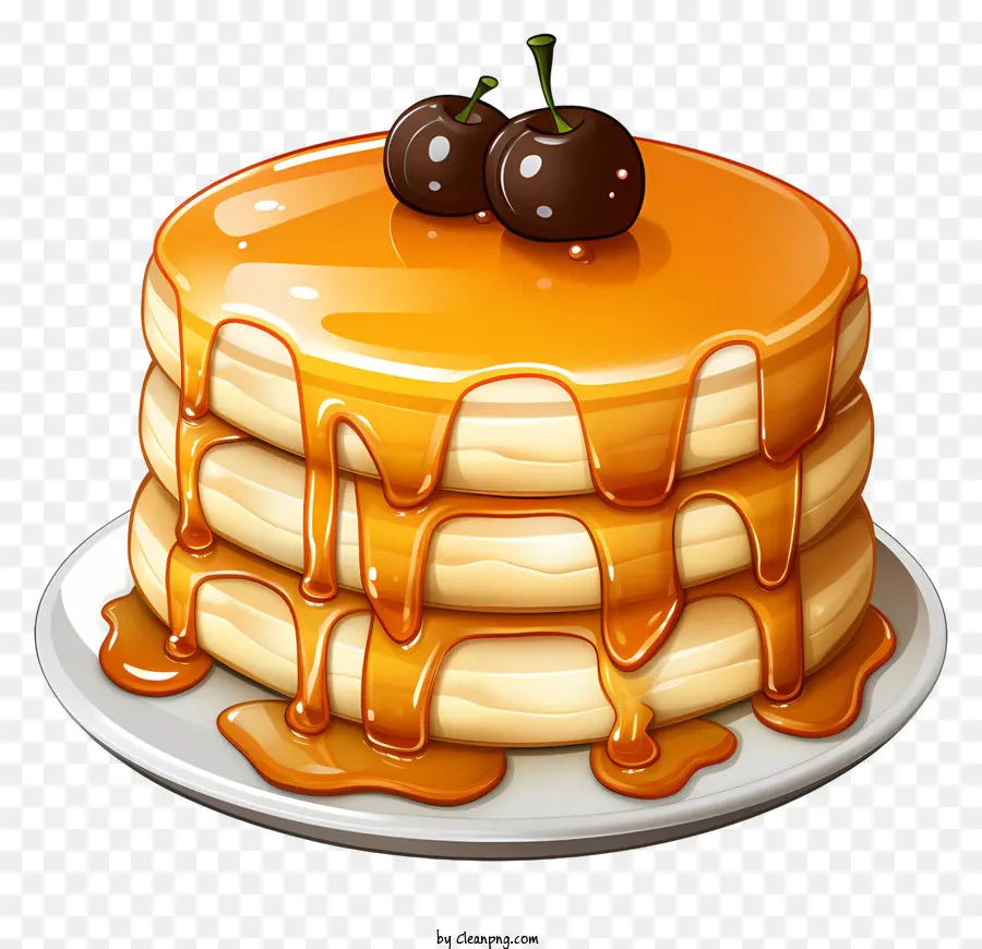 Pancake，Sirup PNG