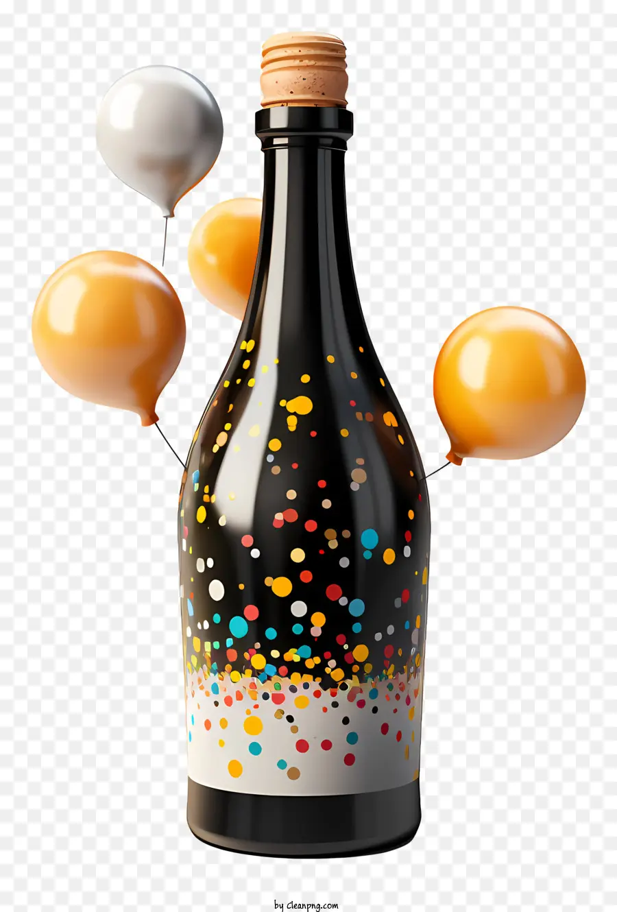 Botol Anggur，Balon PNG