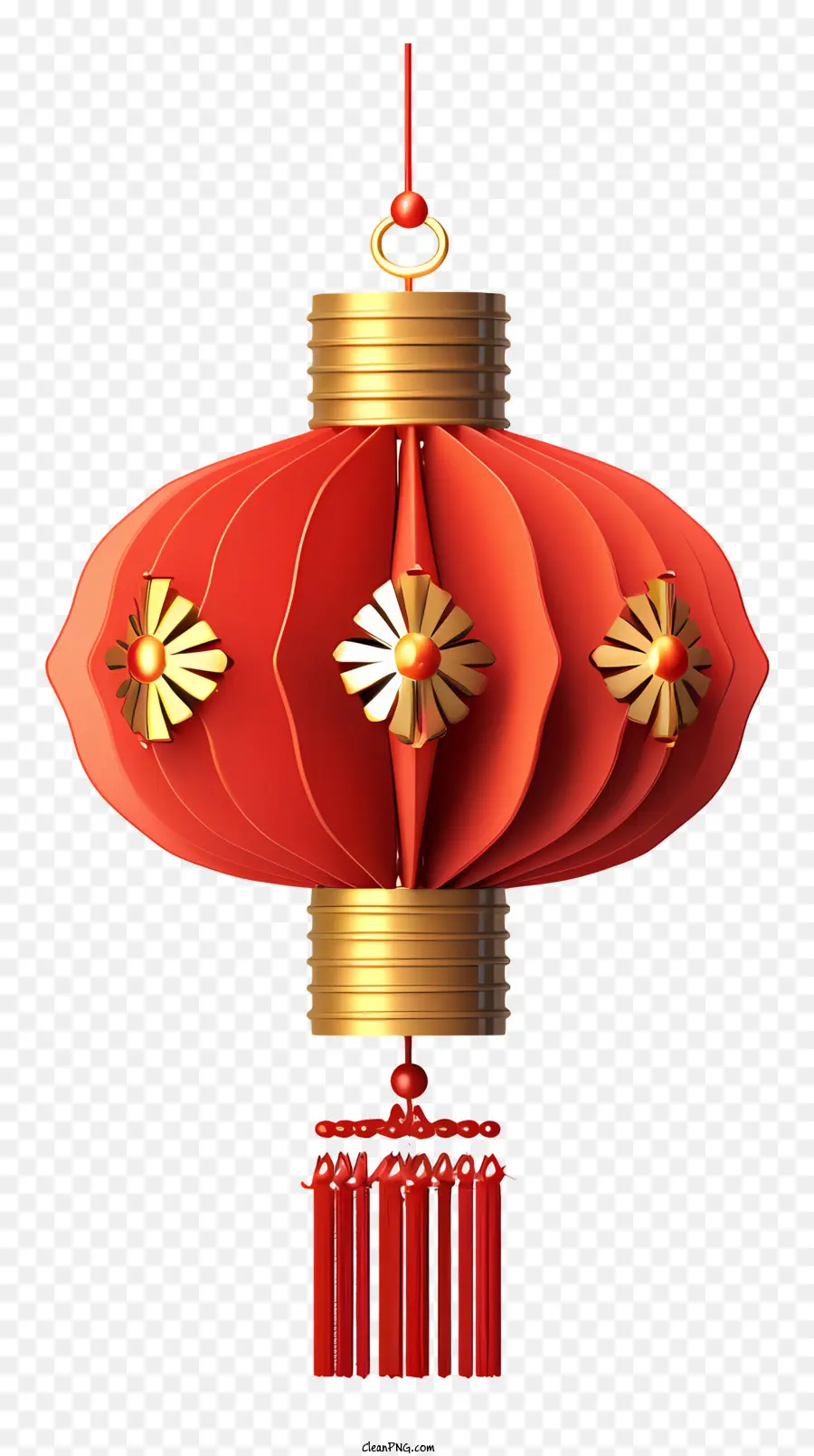 Merah Chinese Lantern，Menggantung Dekorasi PNG