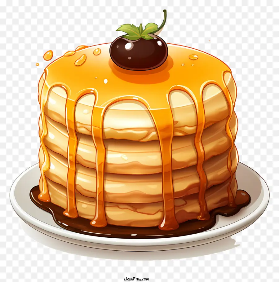 Pancake，Sirup PNG