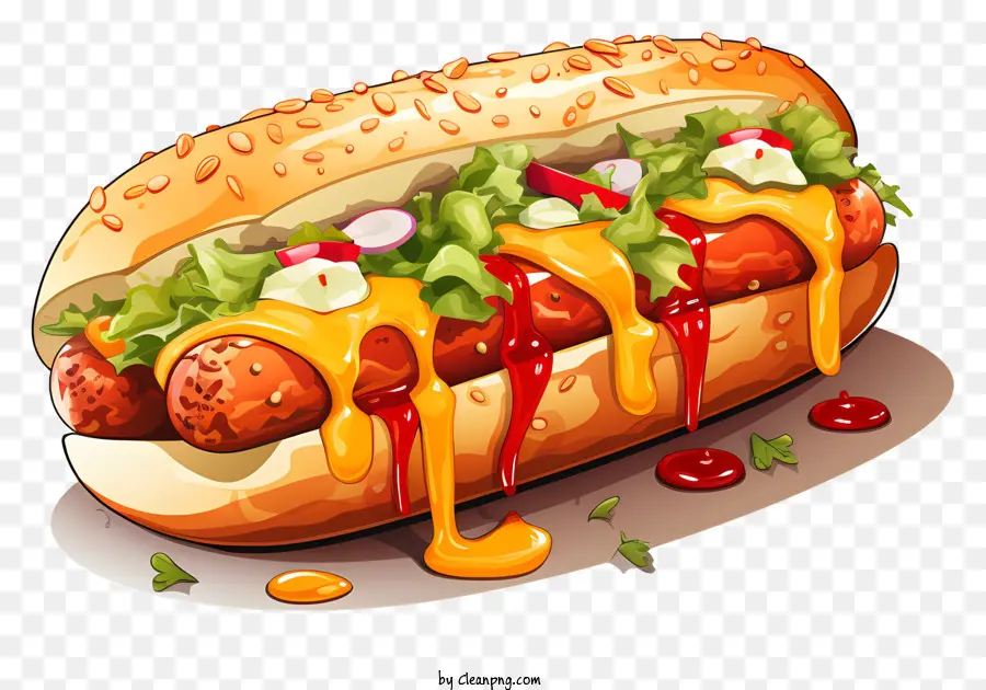 Hot Dog，Keju PNG