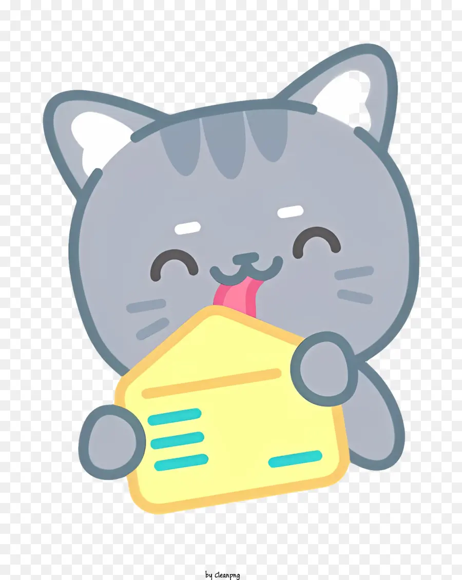 Kucing Lucu，Kucing Dengan Amplop PNG