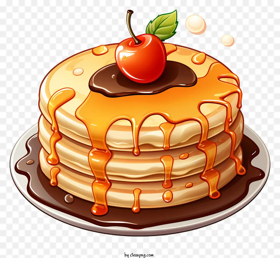 Pancake，Sirup PNG