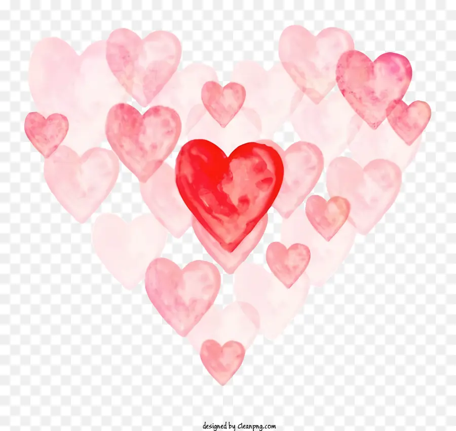 Jantung，Hati Pink PNG