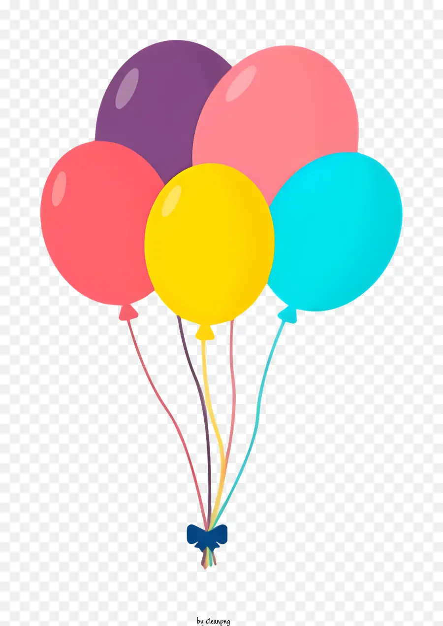 Balon Warna Warni，Balon PNG