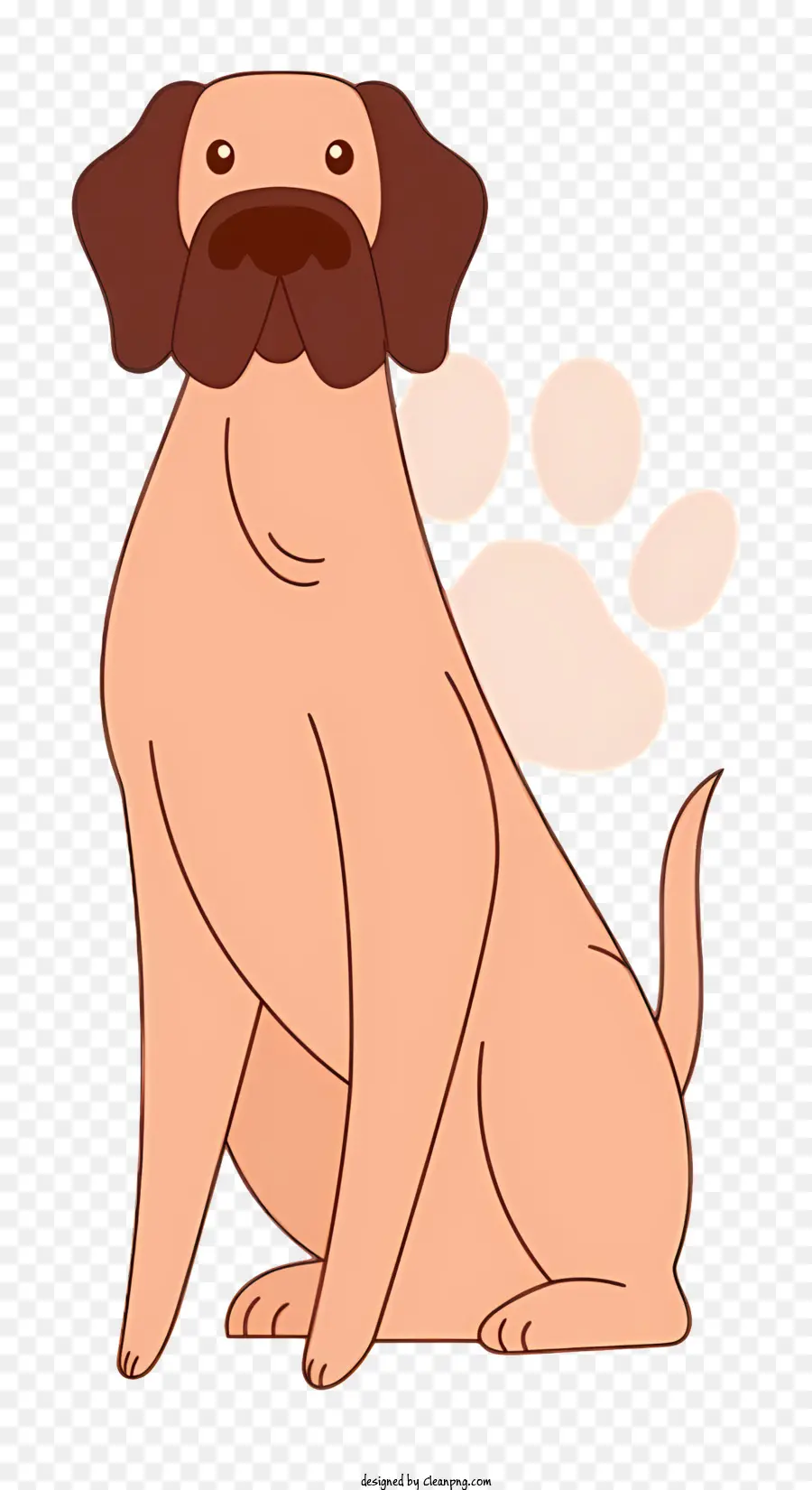 Kartun Anjing，Anjing Coklat PNG