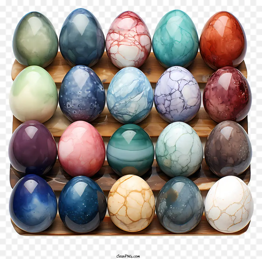 Telur Marmer Berwarna Warni，Telur Berbentuk Bola Kecil PNG
