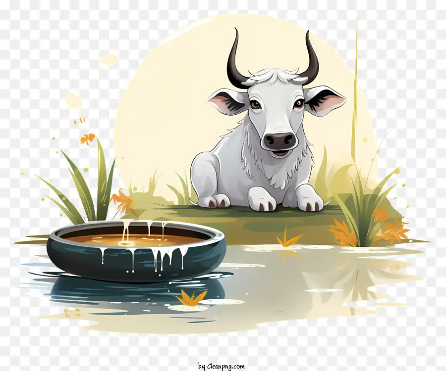 Sapi，Kolam PNG