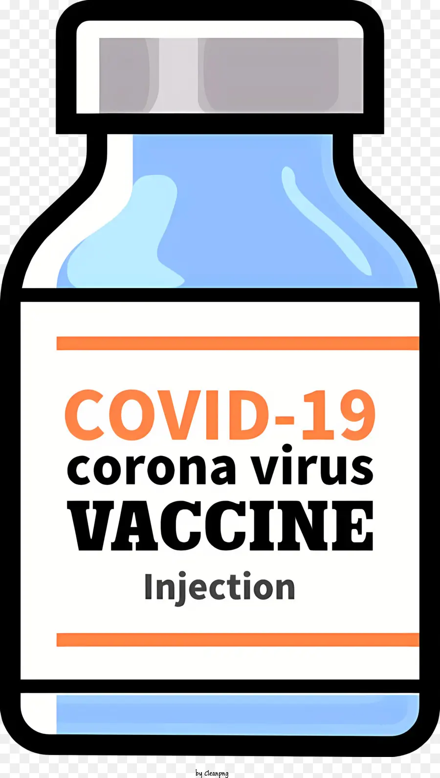 Vaksin Virus Corona，Botol Kaca PNG