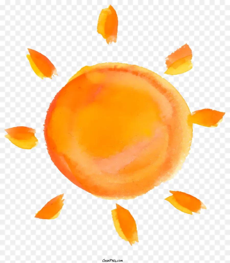 Matahari，Orange PNG
