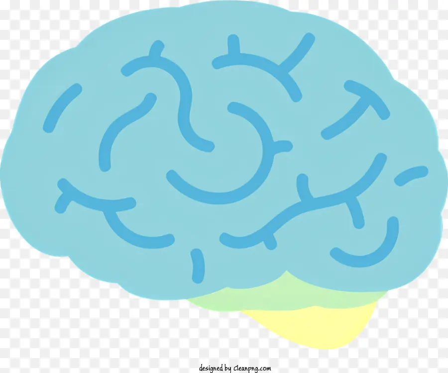 Otak Manusia，3d Rendering PNG