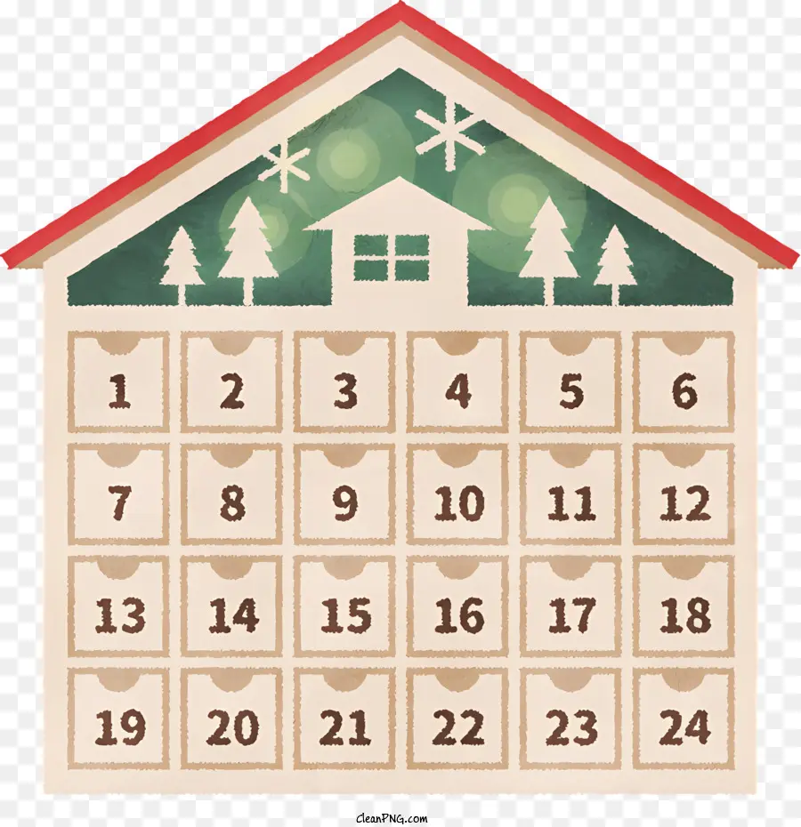 Kalender Kalendrikal，Dekorasi Rumah PNG