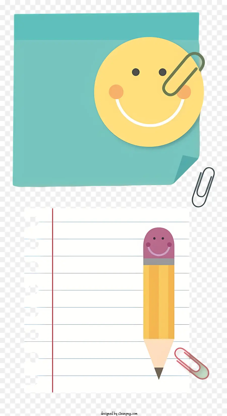 Notebook，Stiker Wajah Smiley PNG