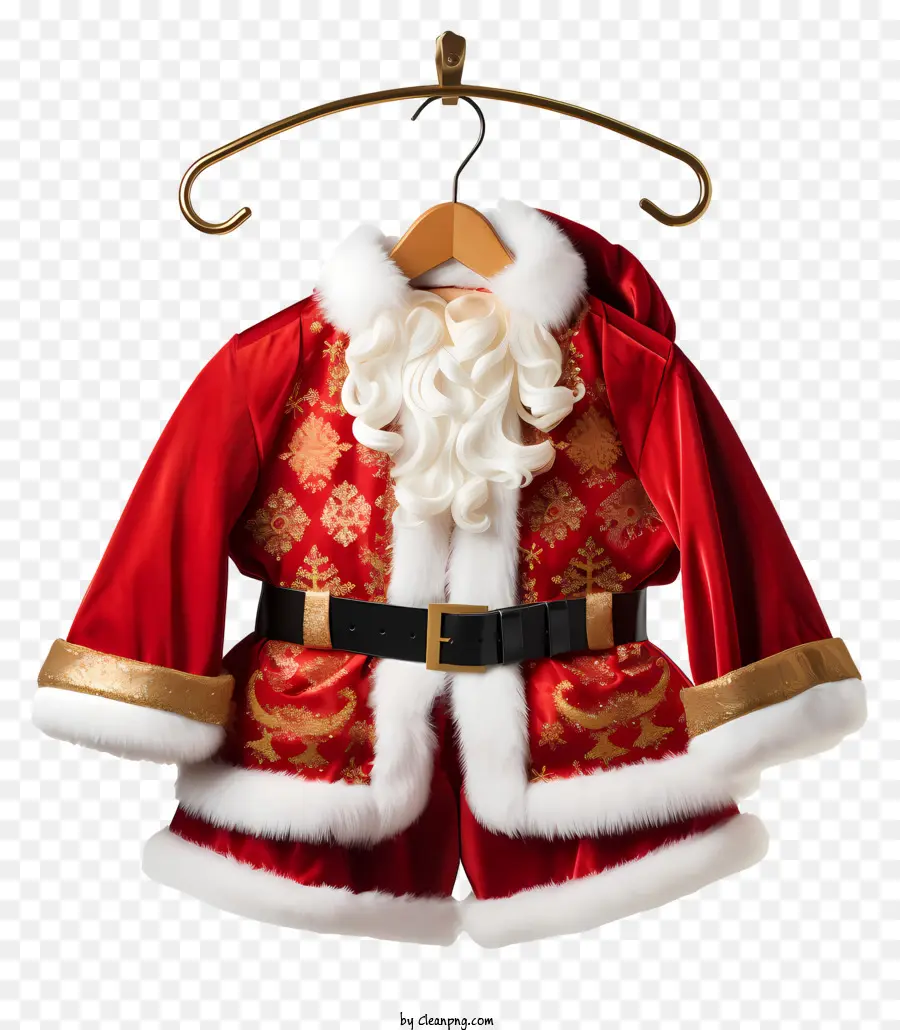 Kostum Santa Claus，Setelan Santa PNG