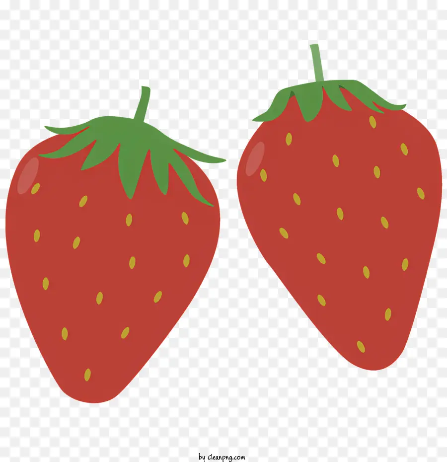 Stroberi Merah，Daun Strawberry PNG