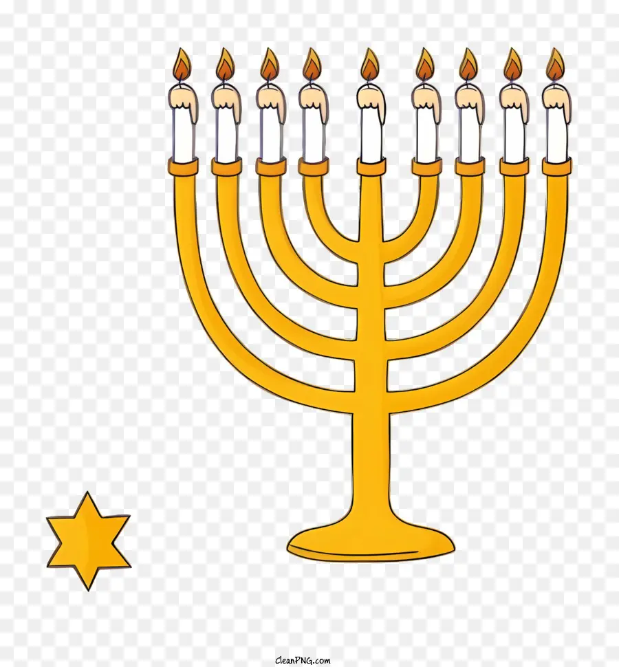 Menorah，Lilin PNG