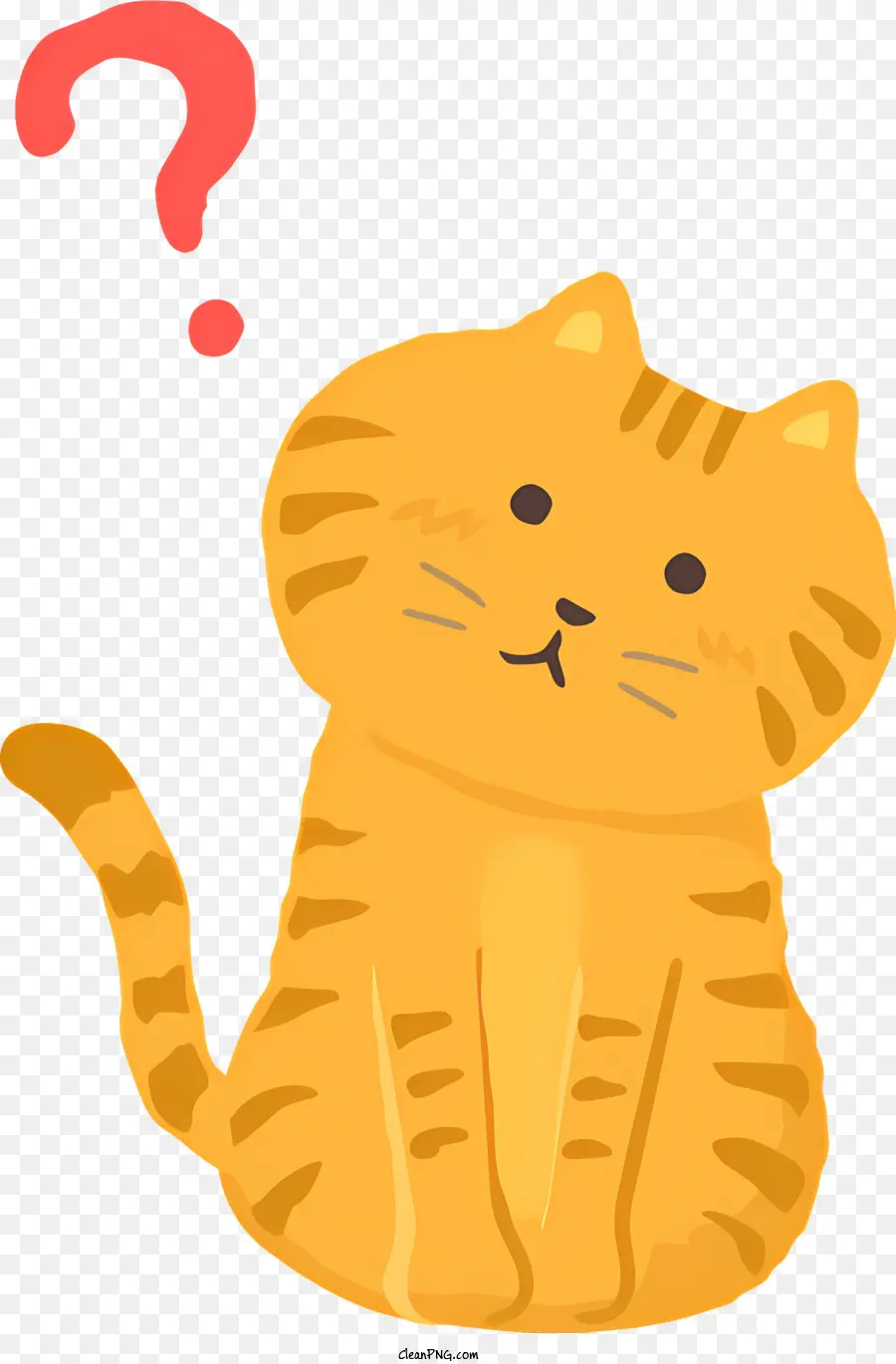 Kucing Kuning，Kucing Kartun PNG