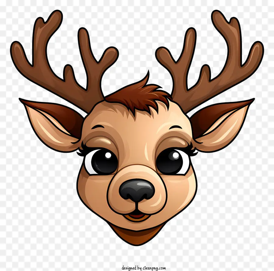 Brown Deer，Tanduk Tanduk Besar PNG