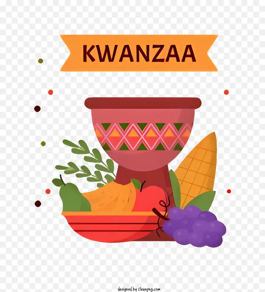 Semangkuk Makanan，Mangkuk Buah Kwanzaa PNG