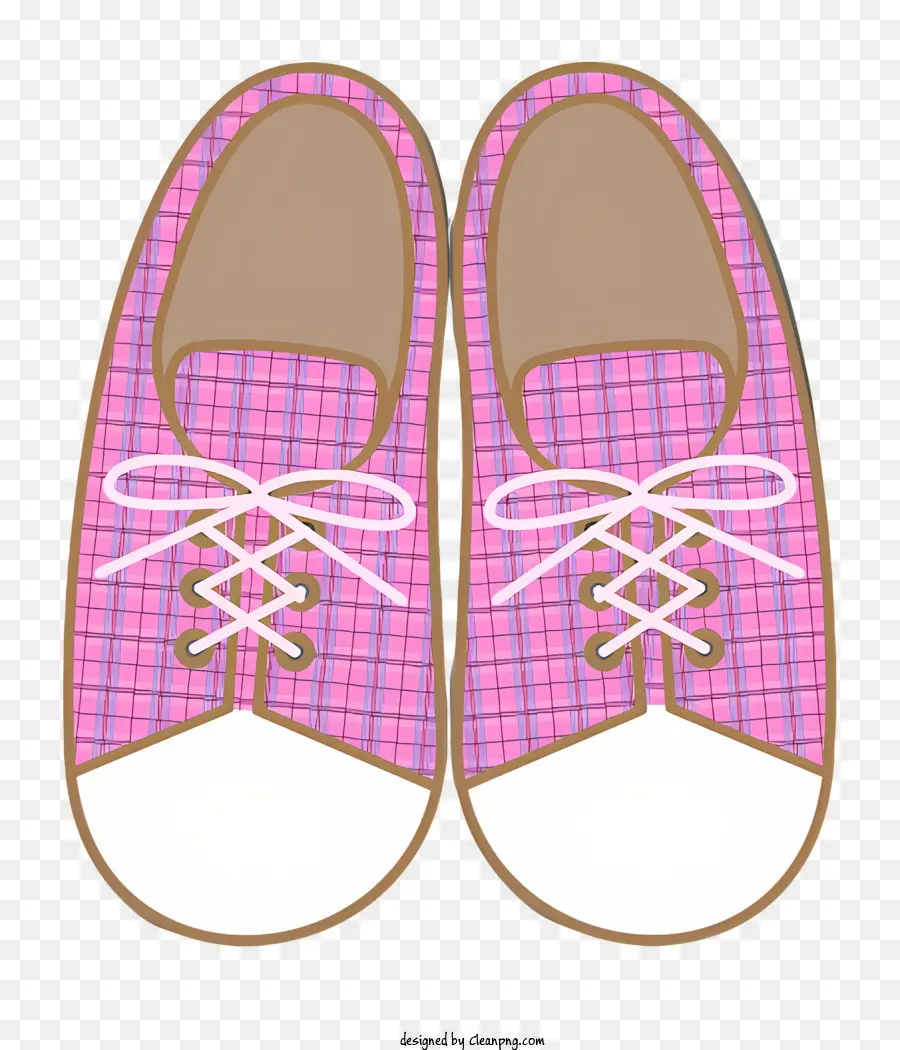 Kartun，Sepatu Kets Merah Muda PNG