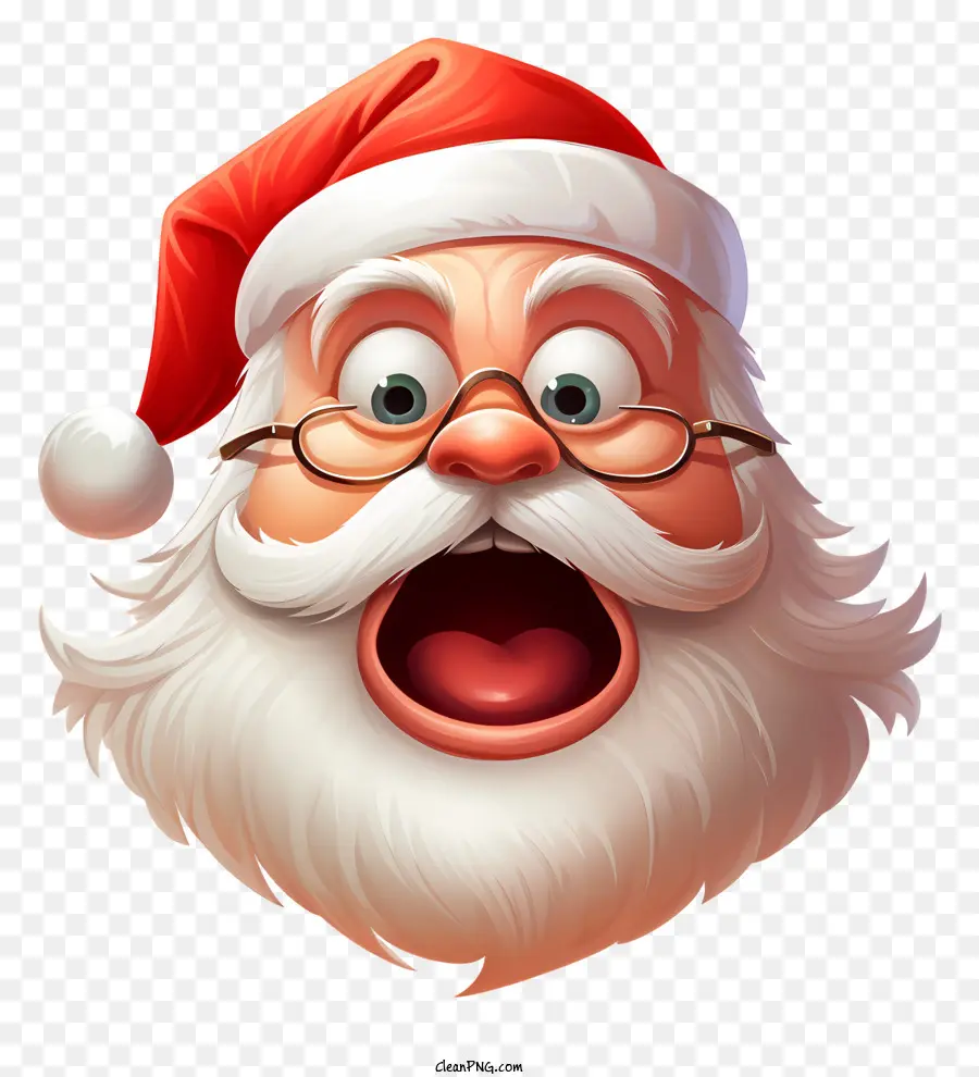 Karakter Kartun，Topi Santa Claus PNG