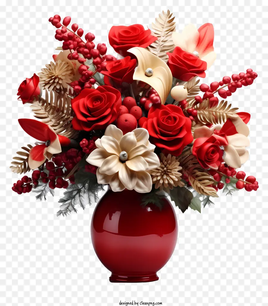 Vas Merah，Bunga Bunga Merah PNG