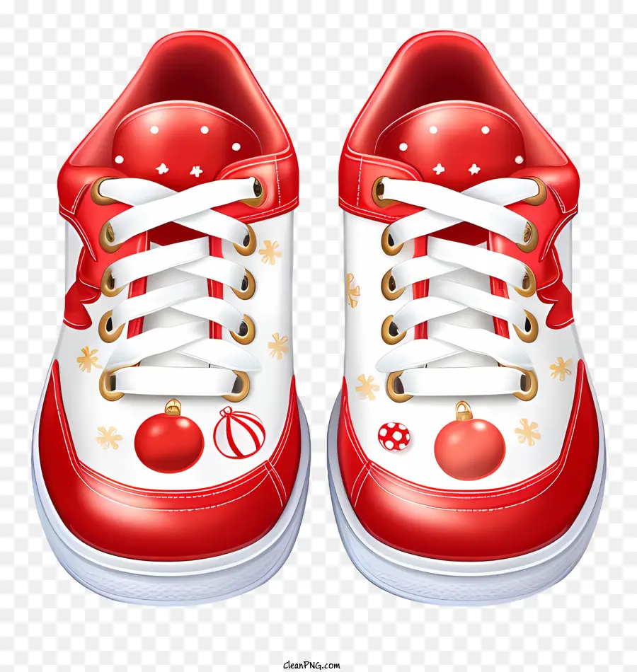 Sepatu Tenis Merah Dan Putih，Busur Putih Besar PNG