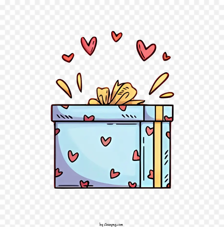 Valentine，Kotak Hadiah PNG