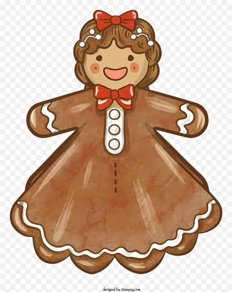 Kartun，Gingerbread Wanita PNG