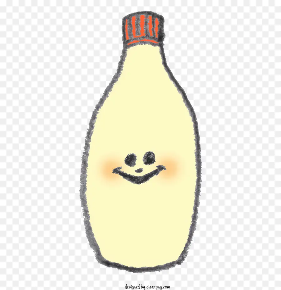 Kartun，Botol Susu Wajah Tersenyum PNG