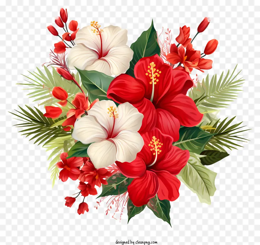 Unsur Unsur Natal，Bunga Kembang Sepatu PNG