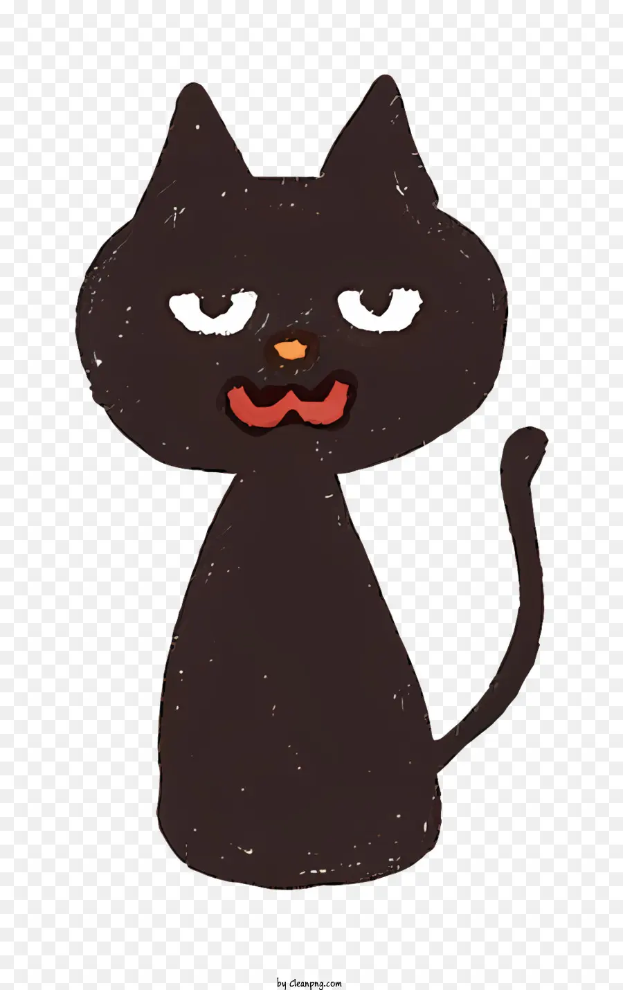 Kartun，Kucing Hitam PNG