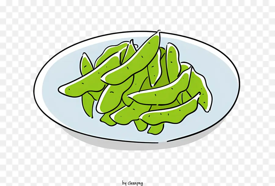 Kartun，Edamame PNG