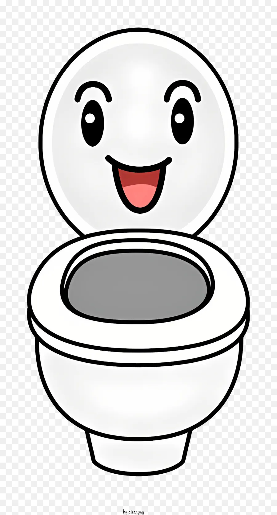 Kartun，Toilet Tersenyum PNG