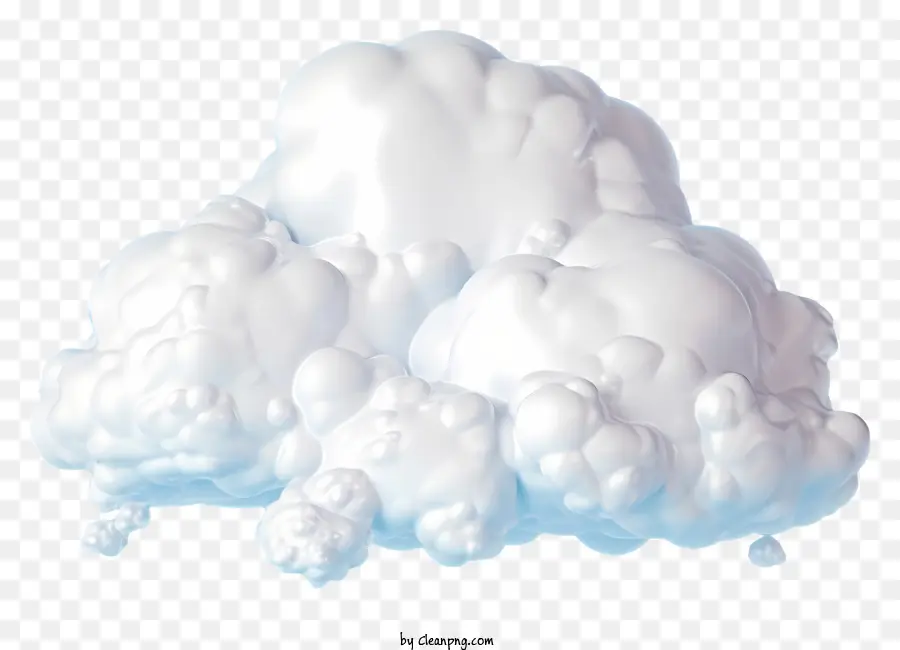 Cloud Yang Realistis，3d Rendering PNG