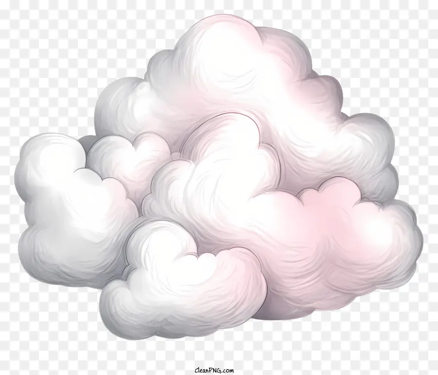 Sketsa Awan，Awan Berwarna Warni PNG