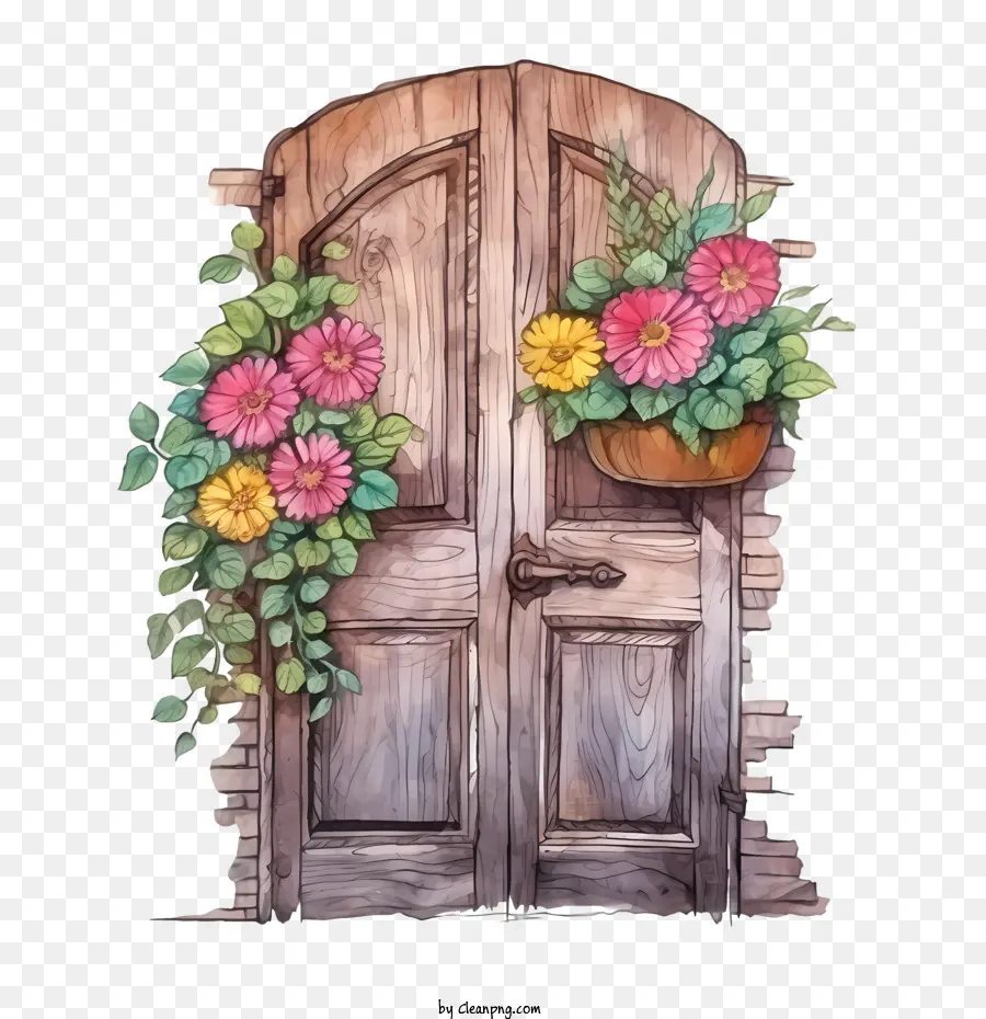 Pintu Kayu，Bunga PNG