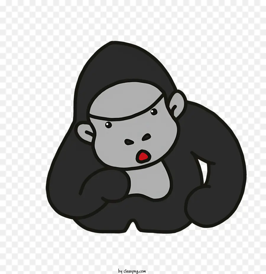 Kartun，Kartun Gorilla PNG