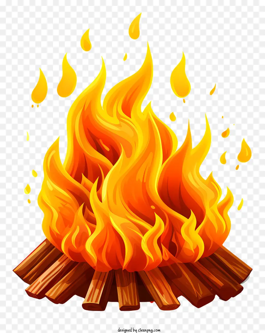 Lohri Bonfire，Api Unggun PNG