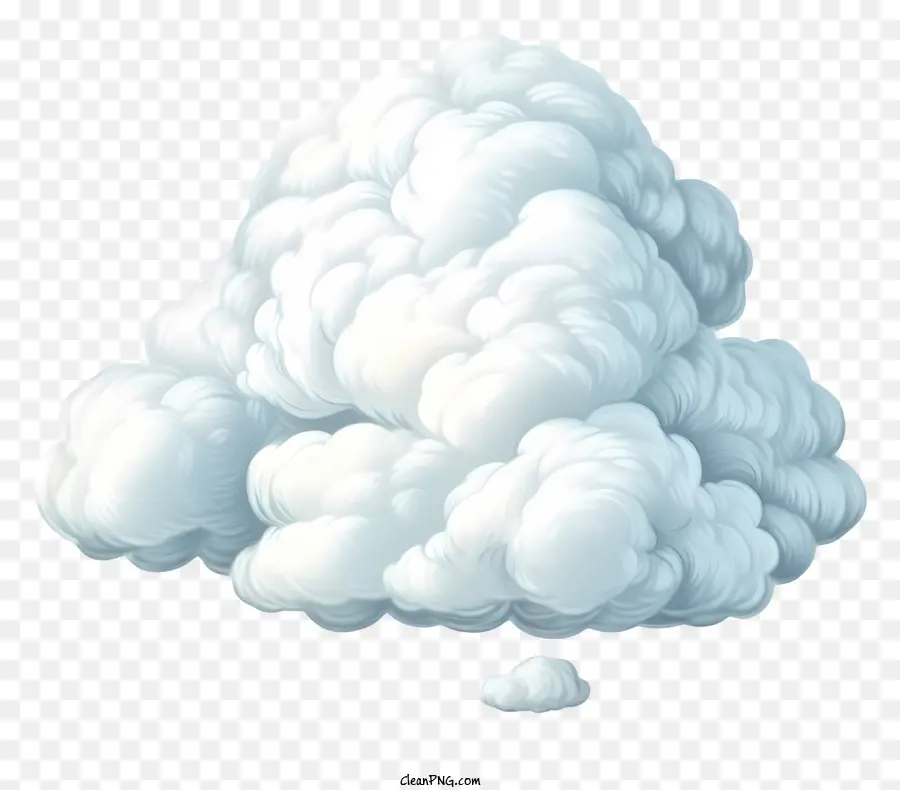 Tangan Ditarik Cloud，Kartun Awan PNG