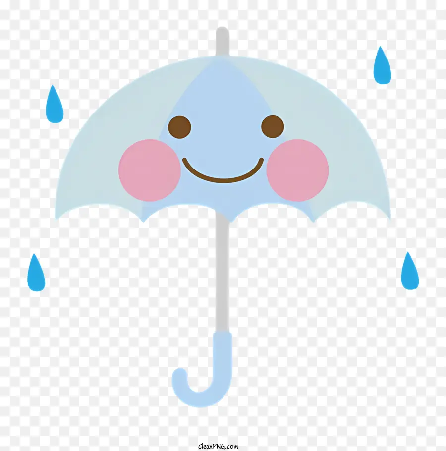 Kartun，Payung Tersenyum PNG