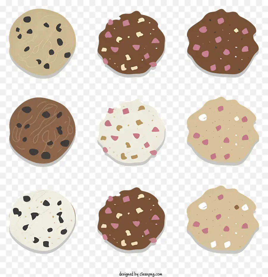 Kartun，Chocolate Chip Cookie PNG