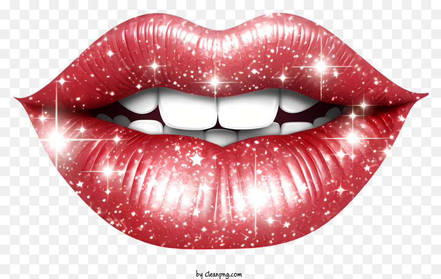 Buat Sketsa Bibir Glitter Natal, Bibir Merah, Glitter Bibir gambar png