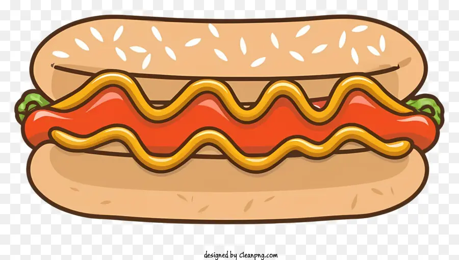 Kartun，Hot Dog PNG