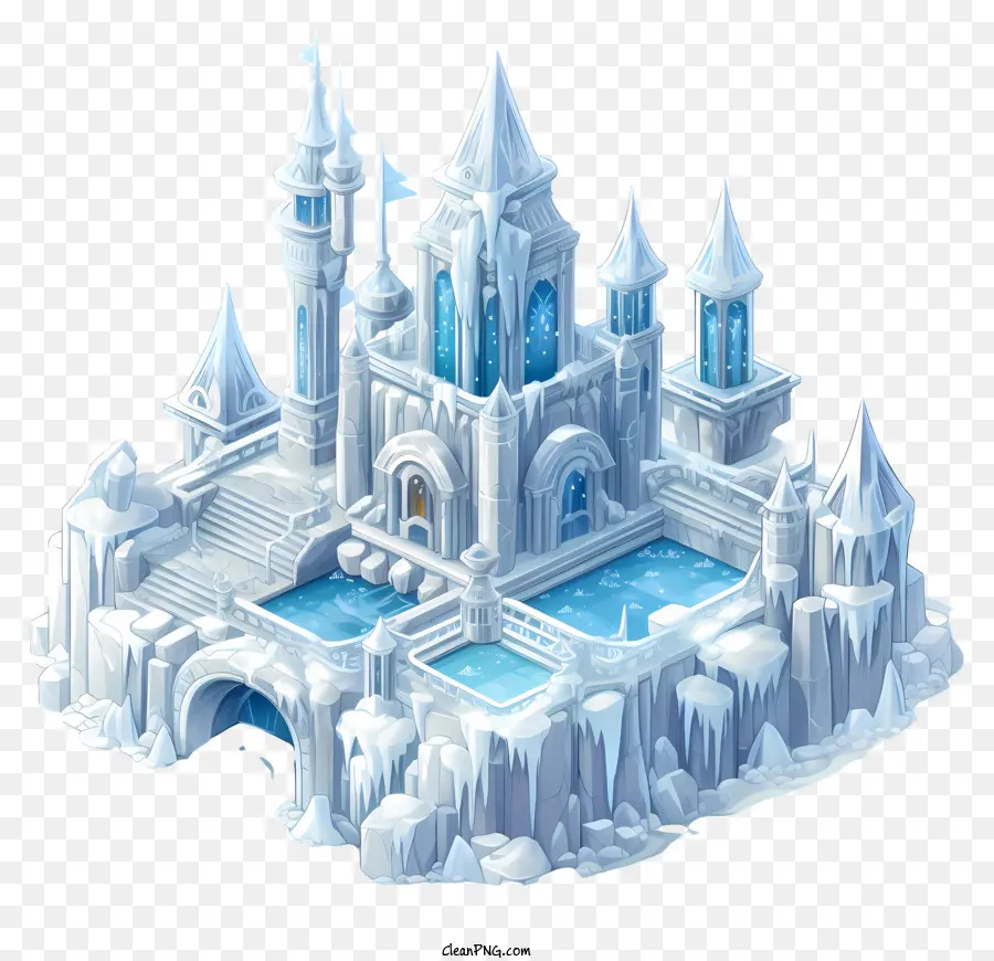 Ice Palace，Ice Castle PNG