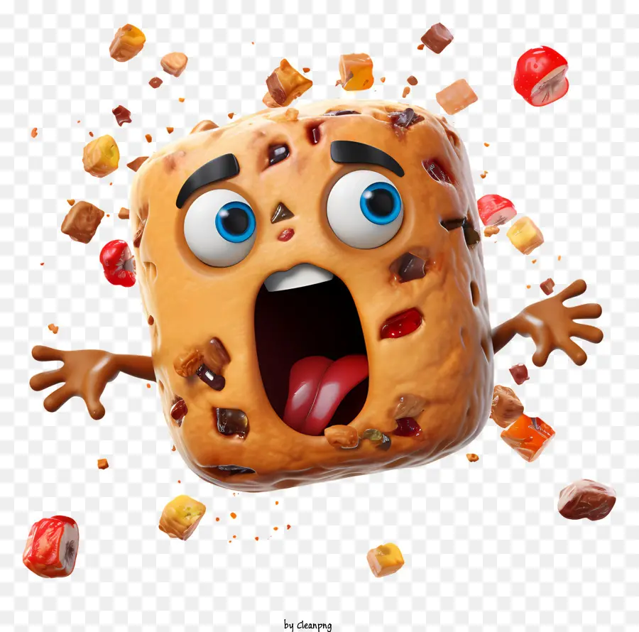 Emoji，Kue Buah Kartun PNG