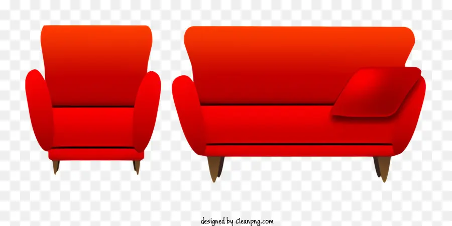 Kartun，Sofa Merah PNG