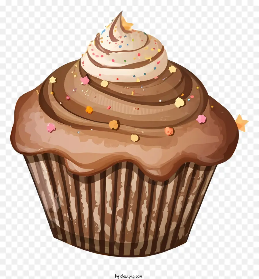 Kartun，Cupcake Cokelat PNG