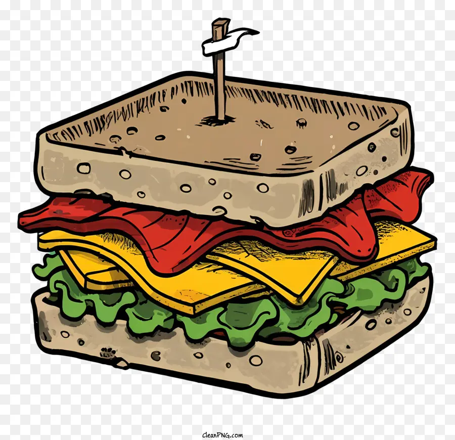 Kartun，Sandwich PNG