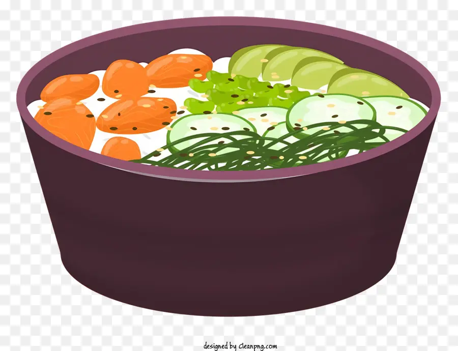 Makanan Korea，Mangkuk Poke PNG